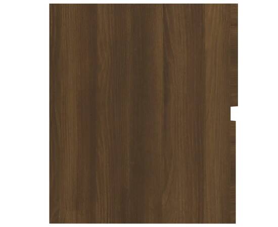 Dulap chiuvetă, stejar maro, 80x38,5x45 cm, lemn prelucrat, 8 image
