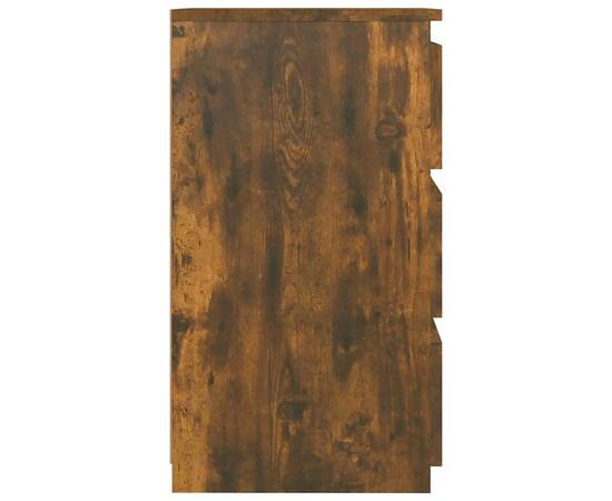 Noptieră, stejar fumuriu, 40x35x62,5 cm, lemn prelucrat, 4 image