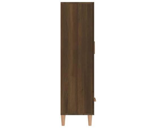 Dulap înalt, stejar maro, 70x31x115 cm, lemn prelucrat, 5 image