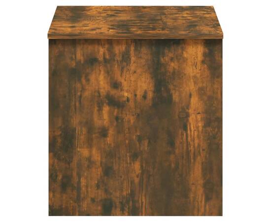 Măsuță de cafea stejar fumuriu 102x50,5x52,5 cm lemn prelucrat, 5 image