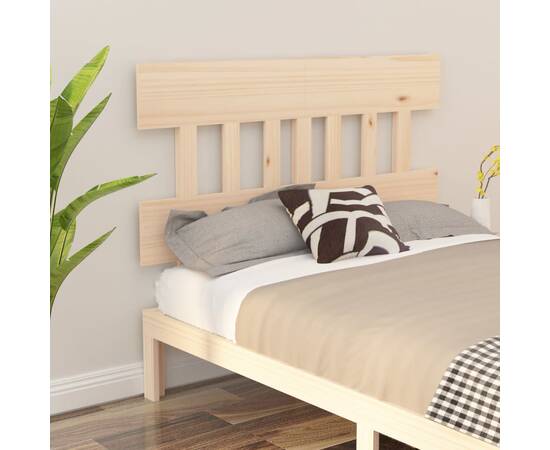 Tăblie de pat, 143,5x3x81 cm, lemn masiv de pin