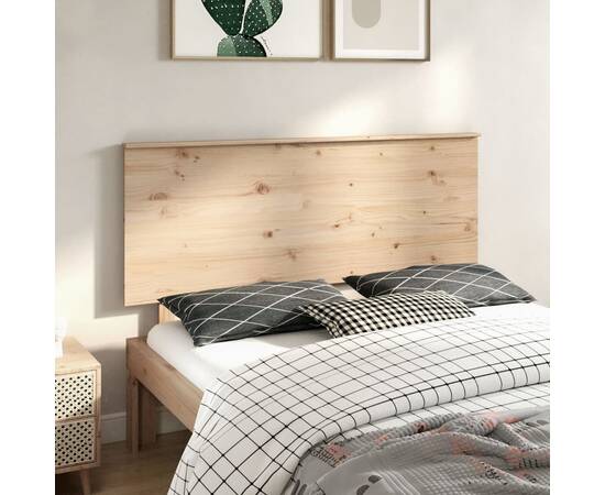 Tăblie de pat, 154x6x82,5 cm, lemn masiv de pin