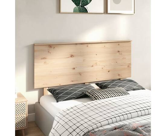 Tăblie de pat, 154x6x82,5 cm, lemn masiv de pin, 4 image