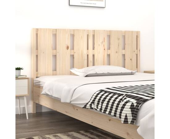 Tăblie de pat, 155,5x4x100 cm, lemn masiv de pin