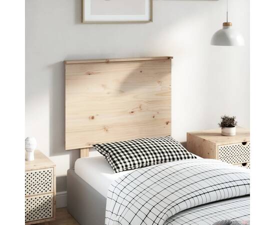 Tăblie de pat, 79x6x82,5 cm, lemn masiv de pin