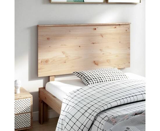 Tăblie de pat, 124x6x82,5 cm, lemn masiv de pin