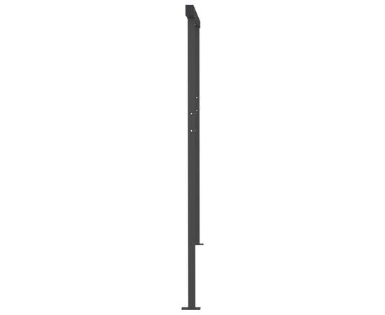 Copertină retractabilă manual, cu led, crem, 4,5x3 m, 9 image