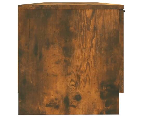 Comodă tv, stejar fumuriu, 102x35x36,5 cm, lemn prelucrat, 5 image