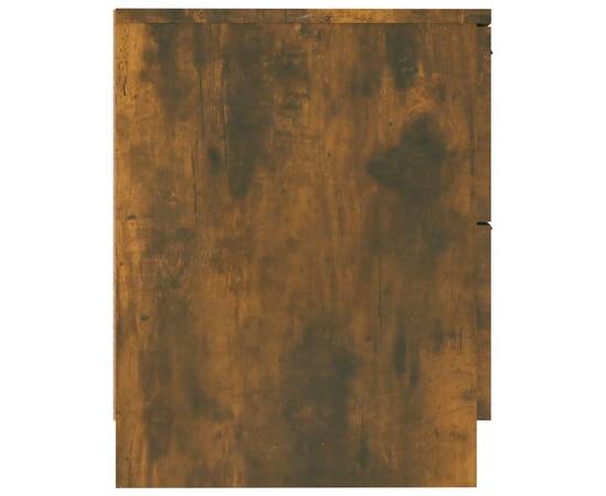 Noptiere de perete, 2 buc., stejar fumuriu, lemn prelucrat, 5 image