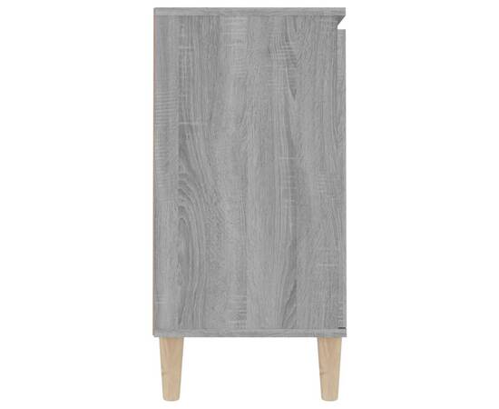 Servantă, sonoma gri, 103,5x35x70 cm, lemn prelucrat, 7 image