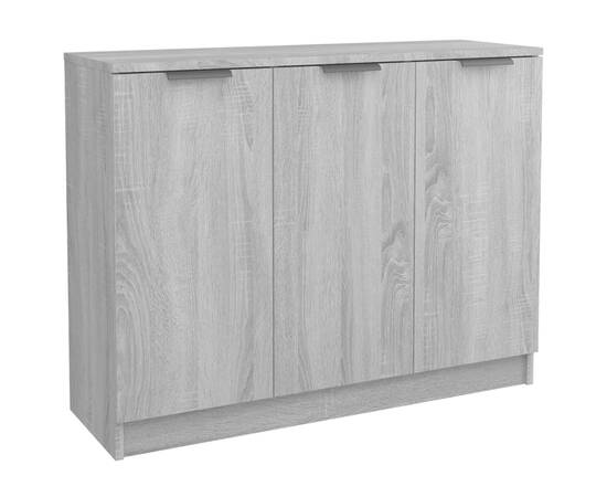 Servantă, sonoma gri, 90,5x30x70 cm, lemn prelucrat, 2 image
