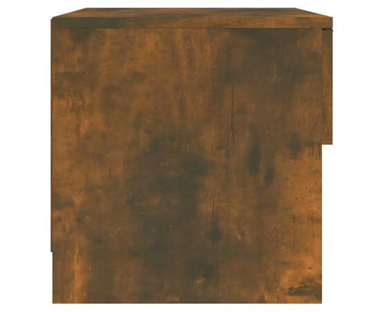 Noptiere de perete, 2 buc., stejar fumuriu, lemn prelucrat, 6 image