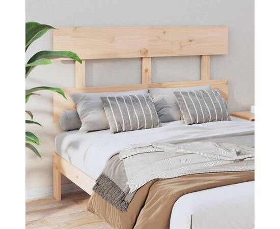 Tăblie de pat, 138x3x81 cm, lemn masiv de pin