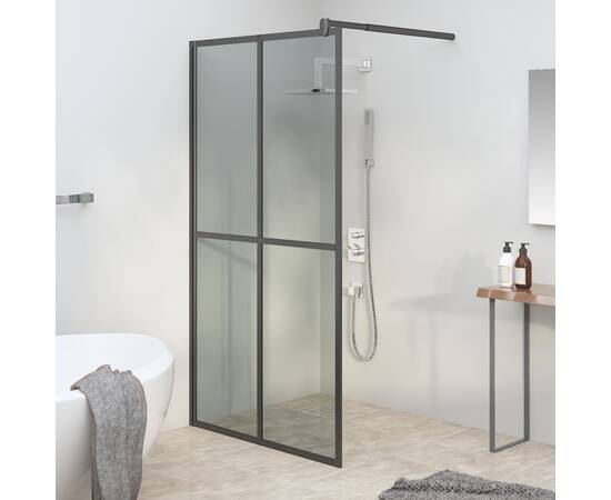 Paravan duș walk-in, 100x195 cm, sticlă securizată închisă