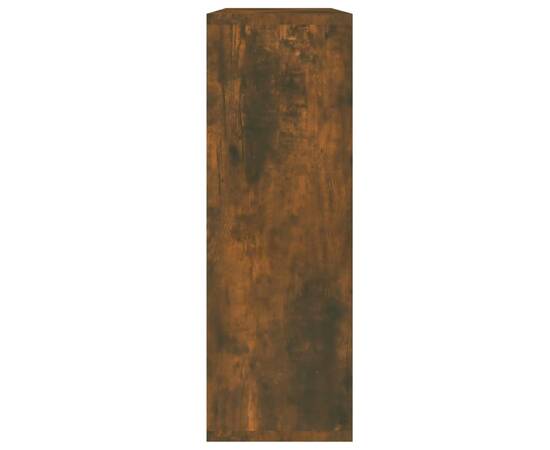 Raft de perete, stejar fumuriu, 104x20x58,5 cm, lemn compozit, 4 image