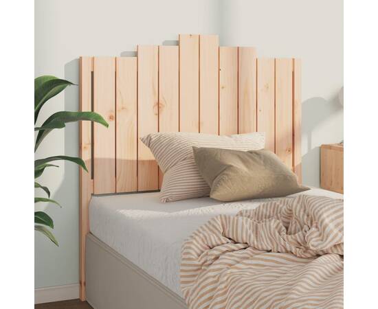 Tăblie de pat, 106x4x110 cm, lemn masiv de pin