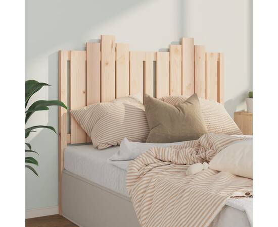 Tăblie de pat, 126x4x110 cm, lemn masiv de pin