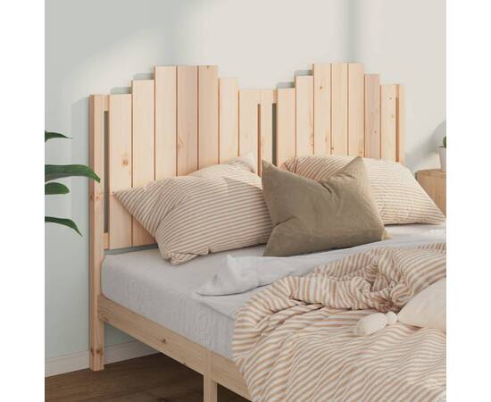 Tăblie de pat, 156x4x110 cm, lemn masiv de pin, 3 image