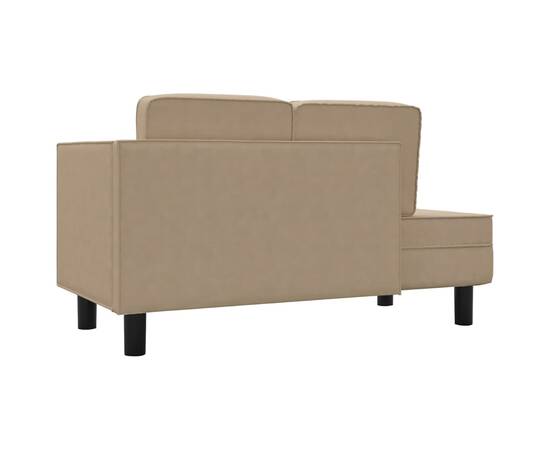 Canapea cu 2 locuri, cappuccino, piele ecologică, 5 image