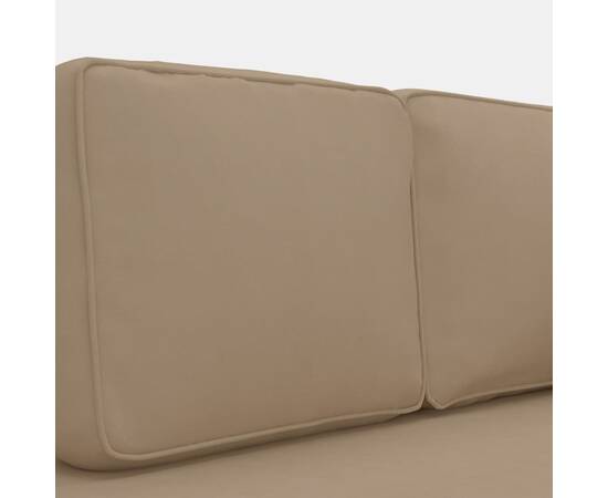 Canapea cu 2 locuri, cappuccino, piele ecologică, 7 image