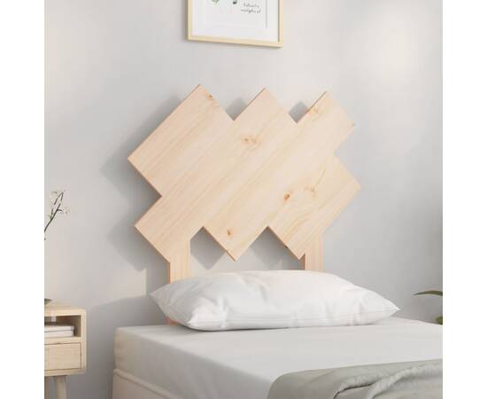 Tăblie de pat, 72,5x3x81 cm, lemn masiv de pin