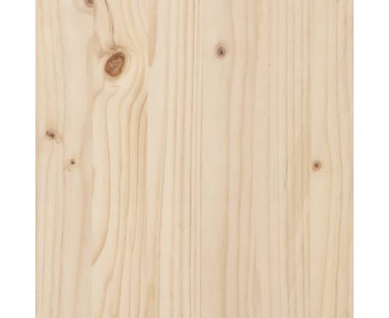 Cadru de pat single 3ft, 90x190 cm, lemn masiv de pin, 5 image