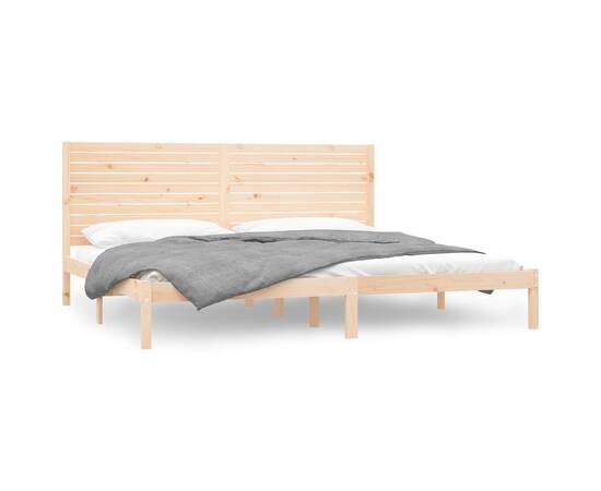 Cadru de pat super king 6ft, 180x200 cm, lemn masiv, 2 image