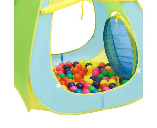 Cort de joacă pentru copii cu 350 bile, multicolor, 7 image