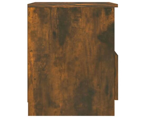 Noptiere, 2 buc., stejar fumuriu, 40x40x50 cm, lemn prelucrat, 5 image