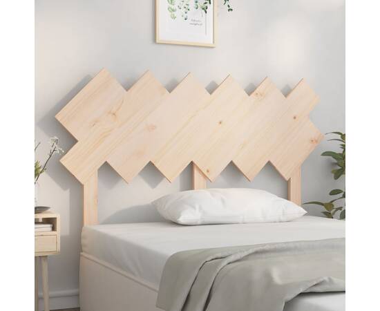 Tăblie de pat, 132x3x81 cm, lemn masiv de pin