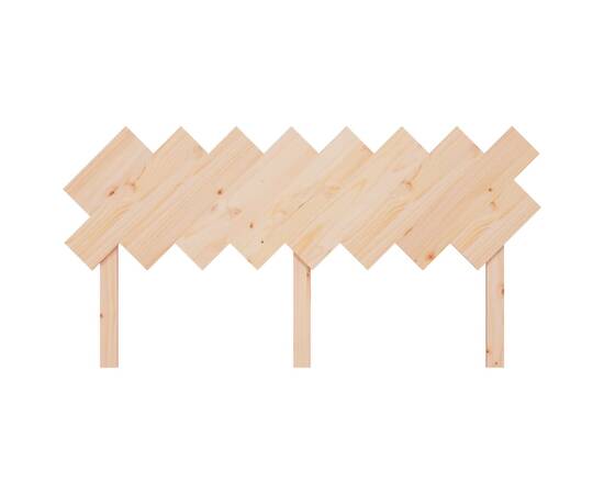 Tăblie de pat, 159,5x3x80,5 cm, lemn masiv de pin, 4 image