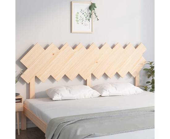 Tăblie de pat, 178x3x80,5 cm, lemn masiv de pin, 3 image