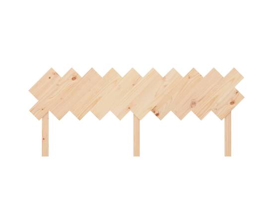 Tăblie de pat, 196x3x80,5 cm, lemn masiv de pin, 4 image