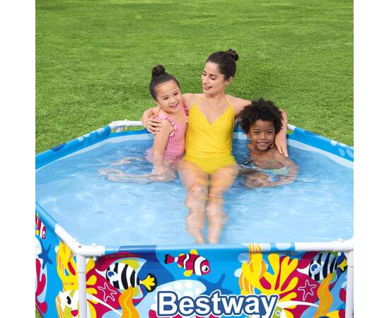Bestway piscină supraterană copii steel pro, protecție uv, 183x51 cm, 8 image