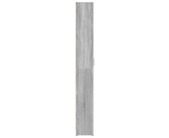 Șifonier de hol, gri sonoma, 55x25x189 cm, lemn prelucrat, 7 image