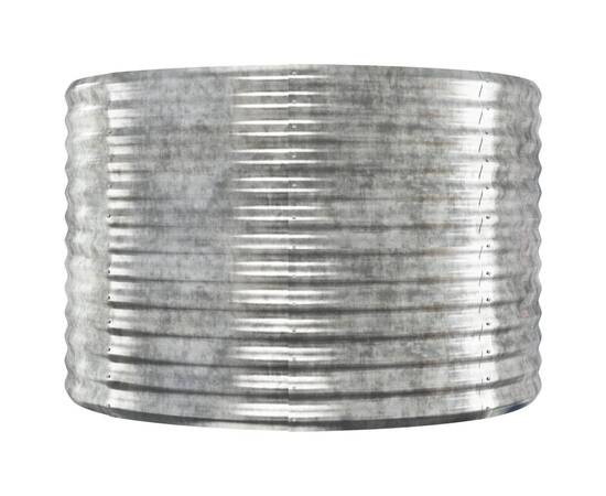 Jardinieră, argintiu, 175x100x68 cm, oțel vopsit electrostatic, 4 image