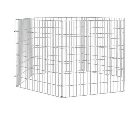 Cușcă pentru iepuri, 6 panouri, 54x60 cm, fier galvanizat, 3 image