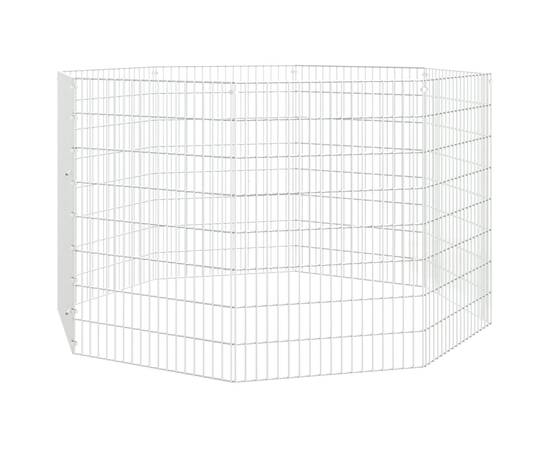 Cușcă pentru iepuri, 8 panouri, 54x80 cm, fier galvanizat, 3 image