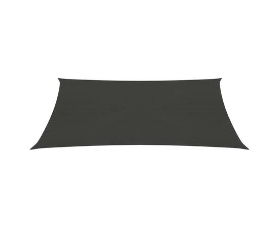 Pânză parasolar, antracit, 2,5 x 3,5 m, hdpe, 160 g/m², 3 image