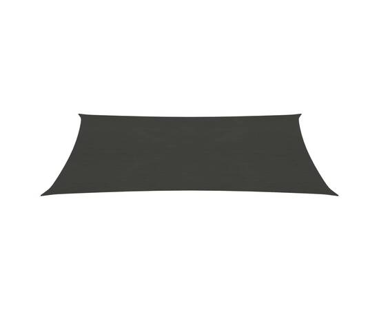 Pânză parasolar, antracit, 2 x 5 m, hdpe, 160 g/m², 3 image