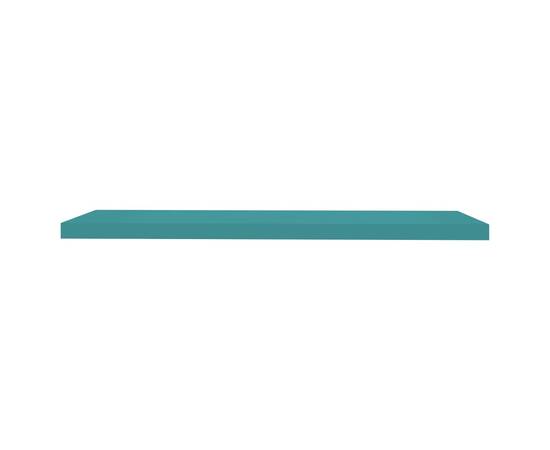 Raft de perete suspendat, albastru, 90x23,5x3,8 cm, mdf, 4 image