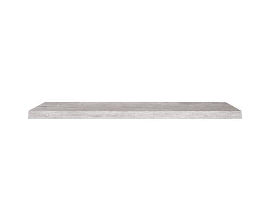 Rafturi perete suspendate 4 buc. gri beton 90x23,5x3,8 cm mdf, 5 image