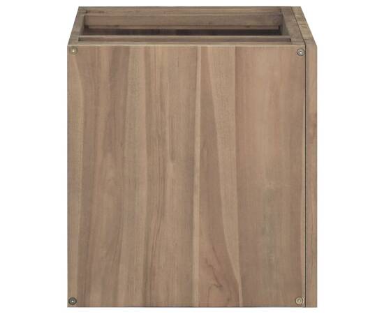 Dulap pentru baie de perete, 60x39x40 cm, lemn masiv de tec, 3 image