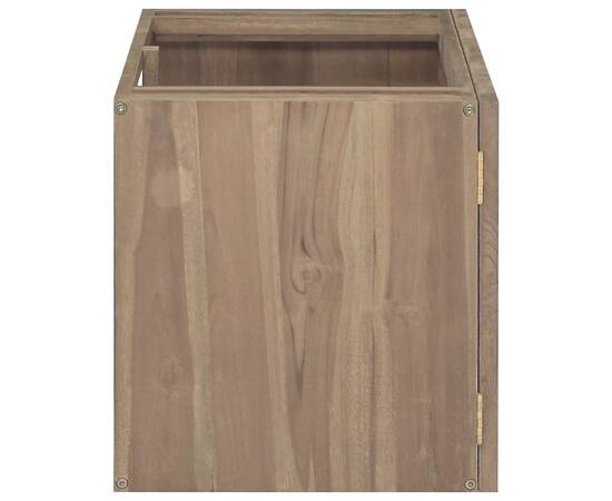 Dulap pentru baie de perete, 90x39x40 cm, lemn masiv de tec, 3 image