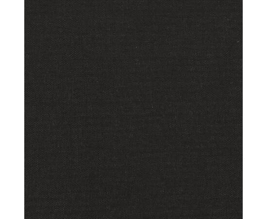 Scaun de relaxare, negru, textil și pvc, 8 image