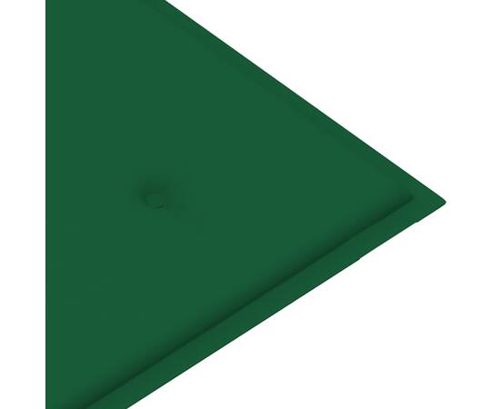 Pernă pentru bancă de grădină, verde, 100x50x3 cm, 4 image