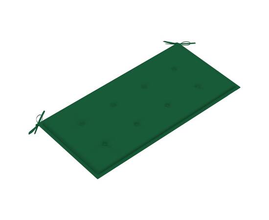 Pernă pentru bancă de grădină, verde, 100x50x3 cm, 2 image