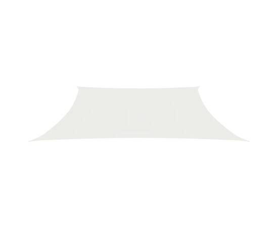 Pânză parasolar, alb, 3/4x2 m, hdpe, 160 g/m², 3 image