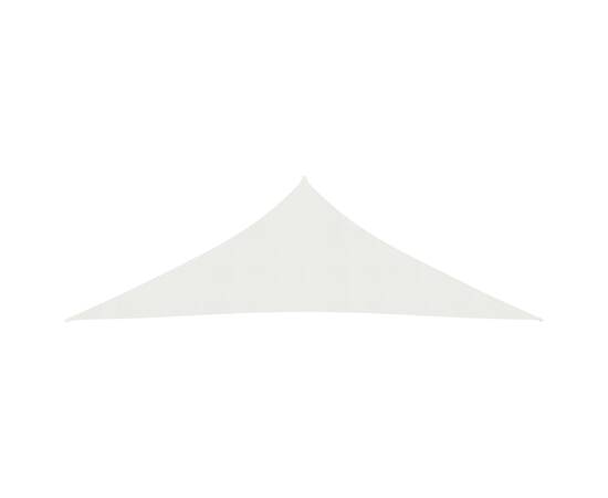Pânză parasolar, alb, 3,5x3,5x4,9 m, hdpe, 160 g/m², 3 image