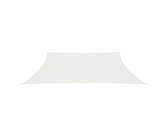 Pânză parasolar, alb, 4/5x3 m, hdpe, 160 g/m², 3 image